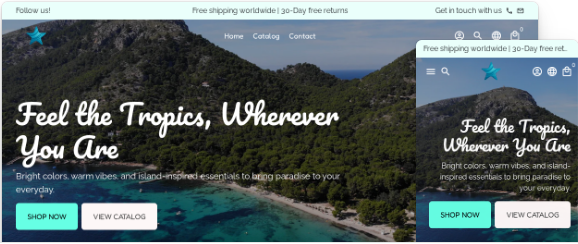 "Feeling Tropical🌴" - Tienda de productos de playa🏖️