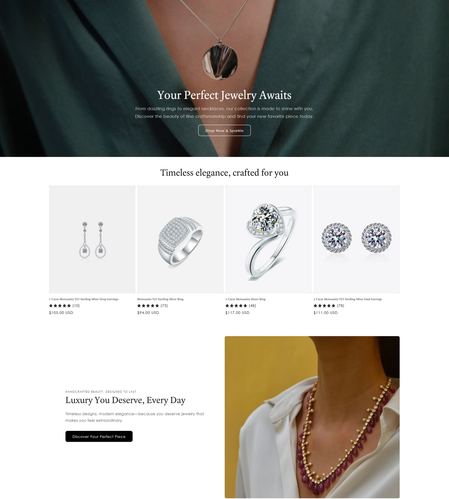 Established Luxury Jewelry Dropshipping Store - 3200 Products