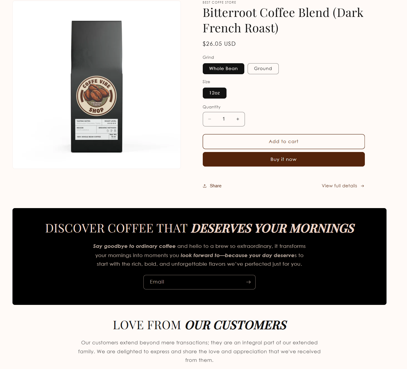 Established Coffee Dropshipping Store - 8 Coffee Products