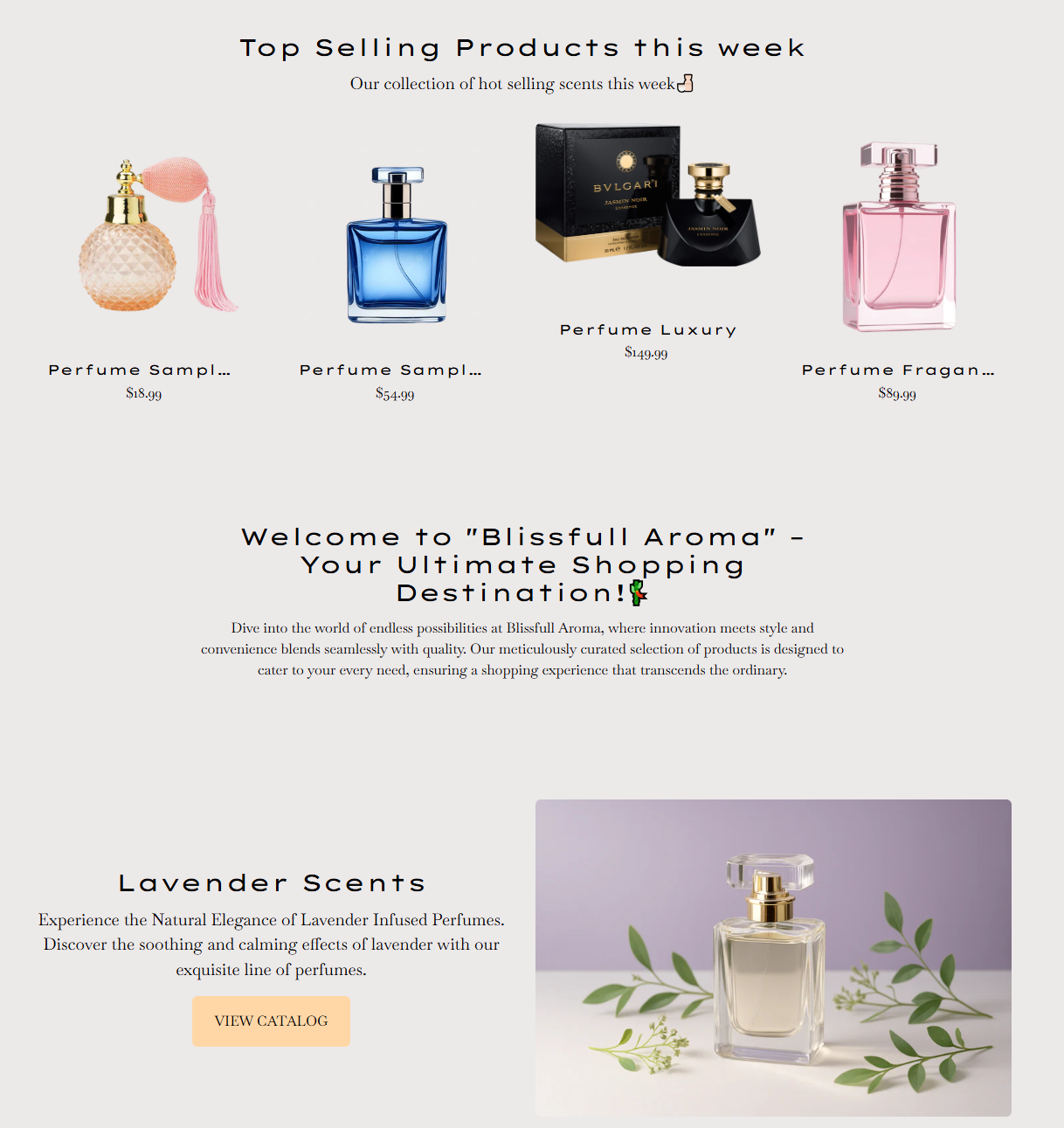 "Blissfull Aroma🎋" - Tienda de Perfumería
