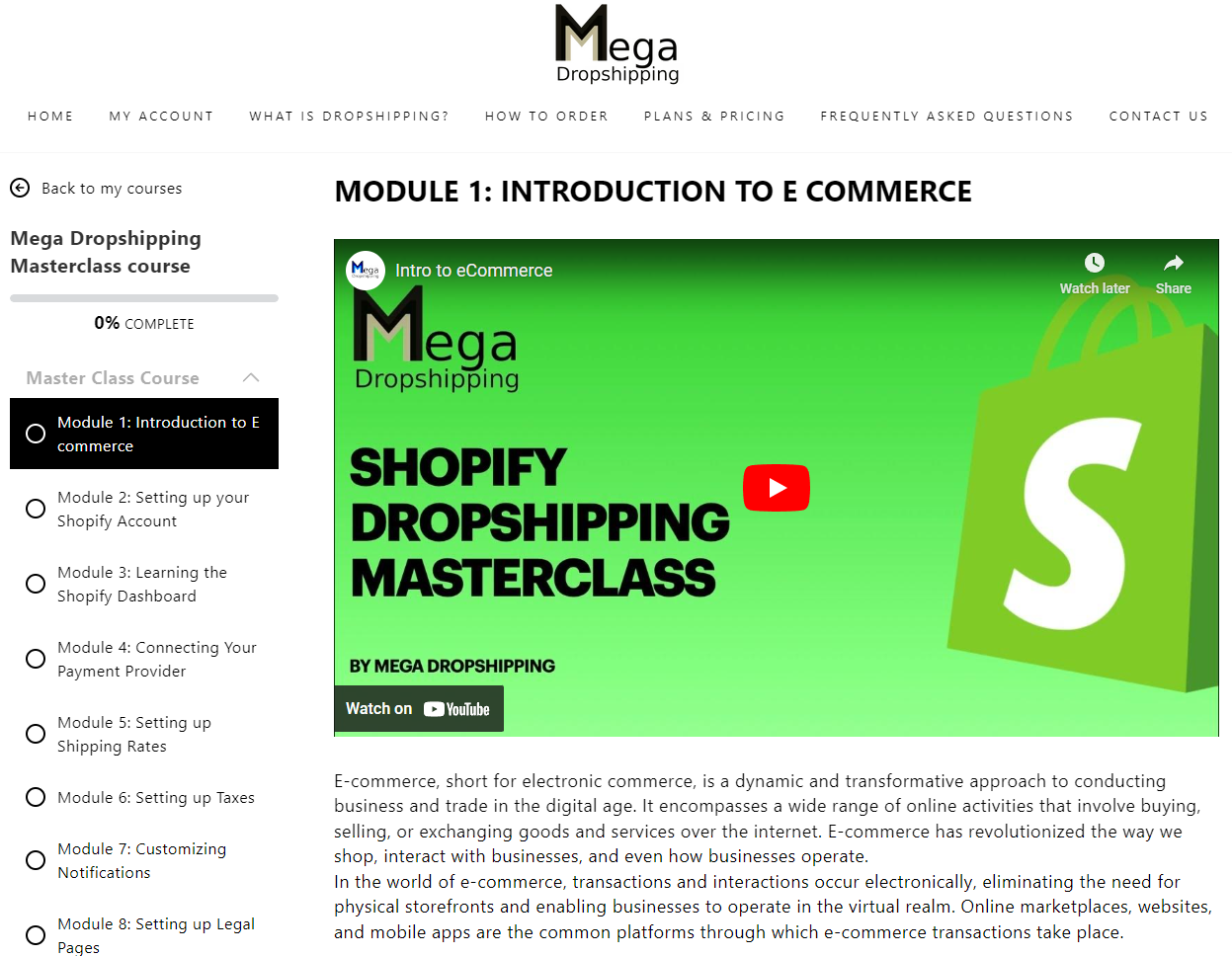 best dropshipping course