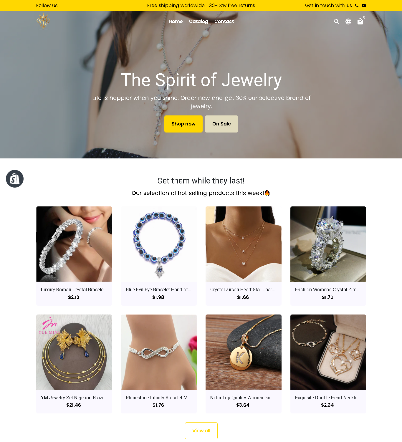 Jewelry PRO Dropshipping Store - Mega Dropshipping