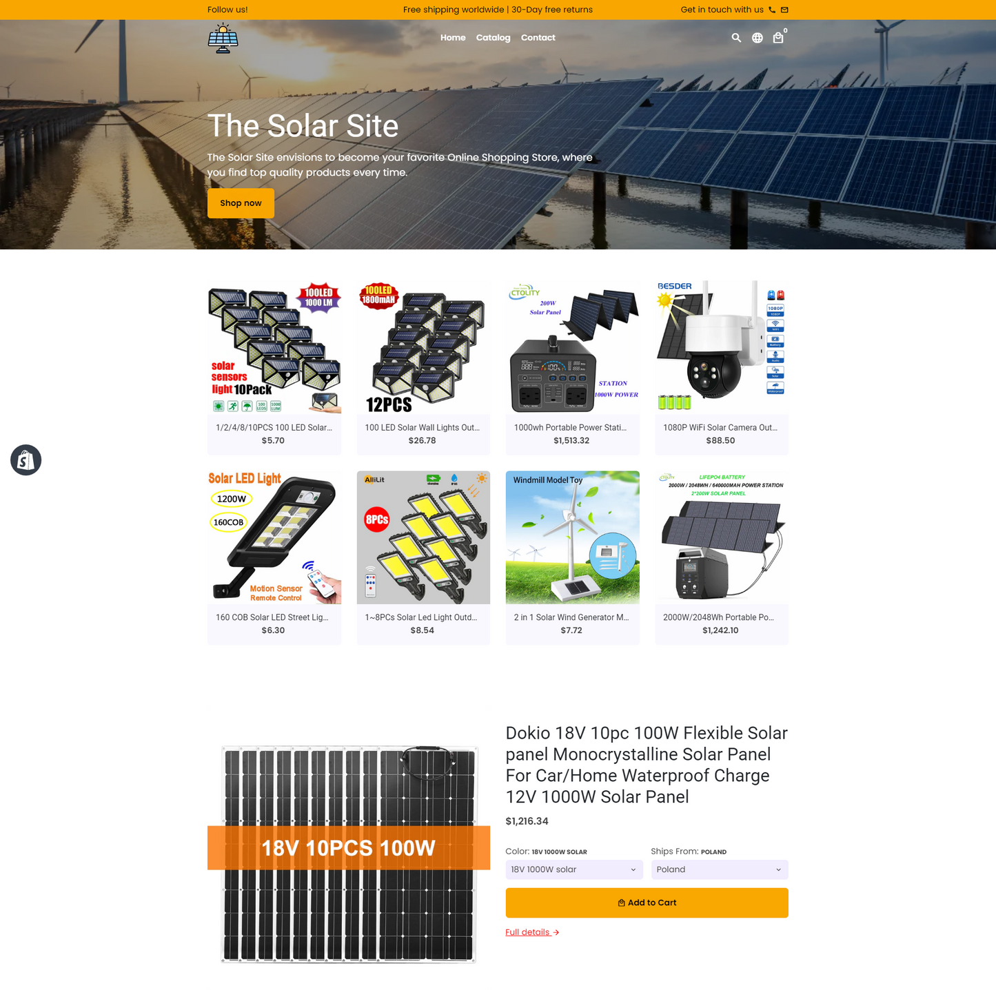 We will create your E-Commerce / Dropshipping Shopify Store