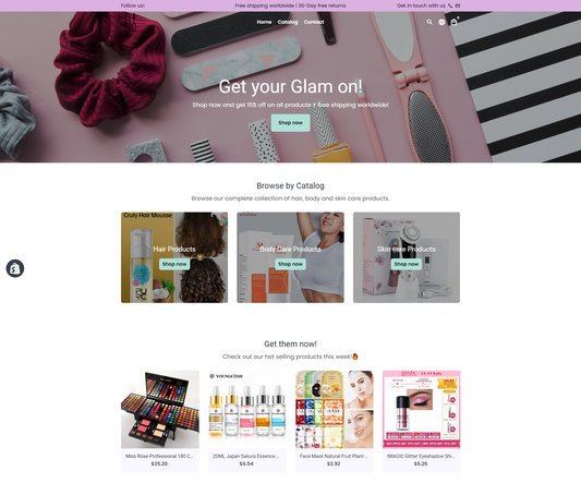 Tienda de Cosméticos y Belleza