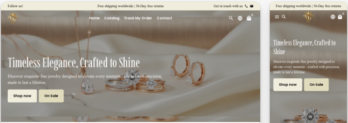 "Timeless Elegance" - Tienda de Joyería (100 Productos)