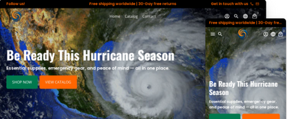 "Hurricane Season Store 🌀" - Tienda de Temporada