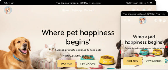 "Paw Provisions" - Tienda de productos para mascotas🐾