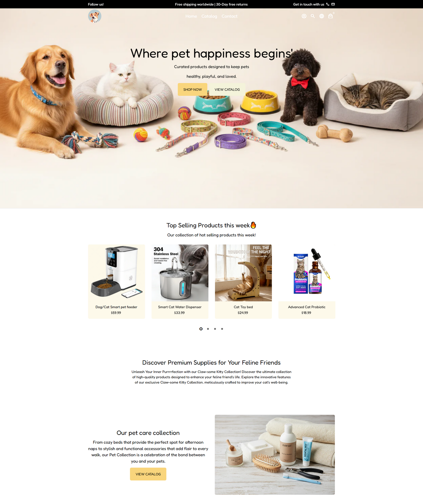 "Paw Provisions" - Tienda de productos para mascotas🐾