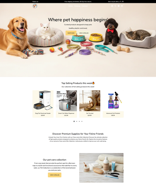 "Paw Provisions" - Tienda de productos para mascotas🐾