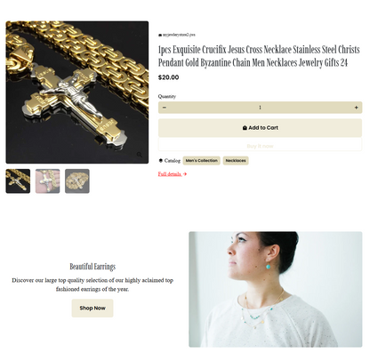 "Timeless Elegance" - Tienda de Joyería (100 Productos)