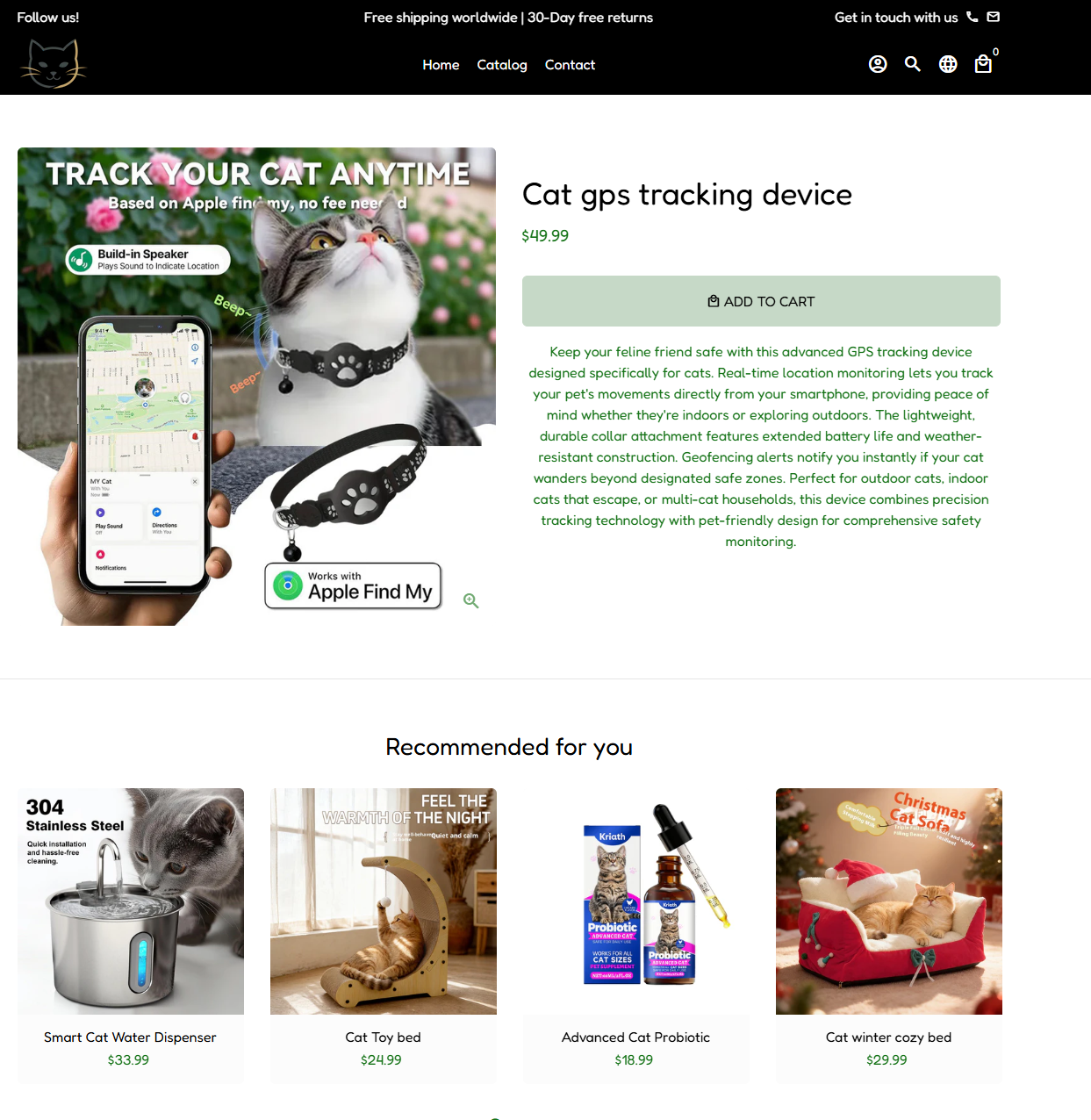 "Purr'Fect Finds" - Tienda de productos para gatos😺