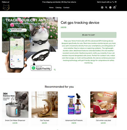 "Purr'Fect Finds" - Tienda de productos para gatos😺