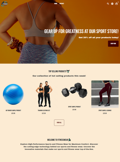 "Fitness Wear🏋🏻‍♀️" - Tienda de Ropa Deportiva