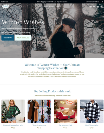 "Winter Wishes"❄️ - Tienda de Temporada