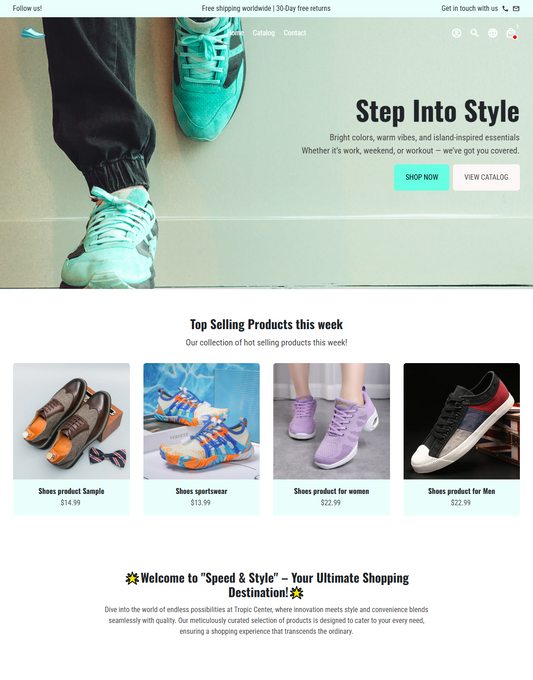 "Step into Style👟" - Tienda de Calzado👠