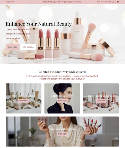 "Natural Beauty" - Tienda de productos de belleza💄