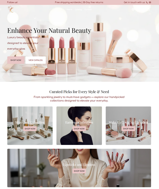 "Natural Beauty" - Tienda de productos de belleza💄