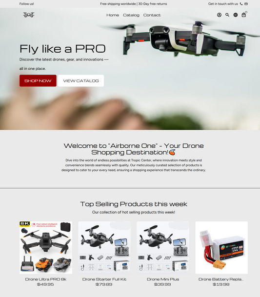 "Air Bourne One🥏" - Tienda de "Drones"