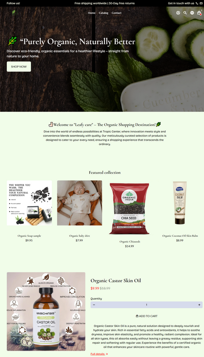 "Organic Paradise🌿" - Tienda de productos orgánicos