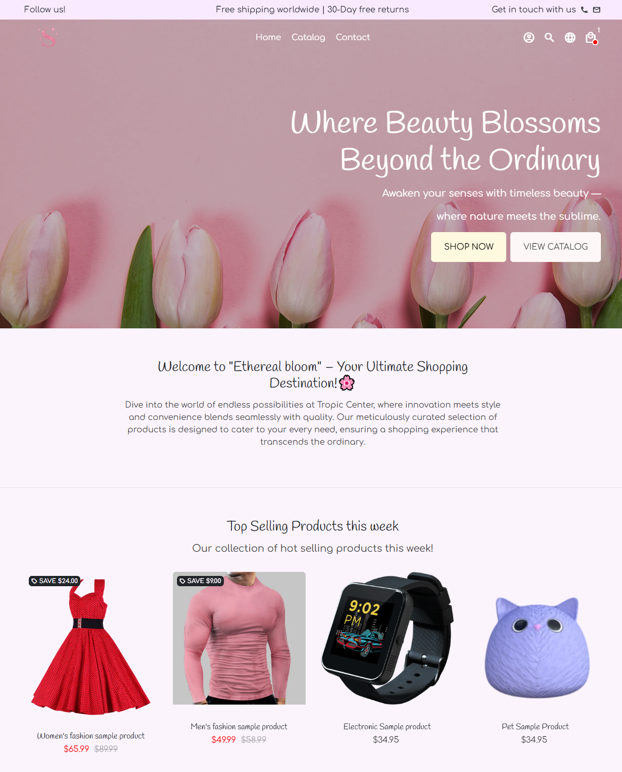 "Ethereal Bloom🌸" - Tienda General