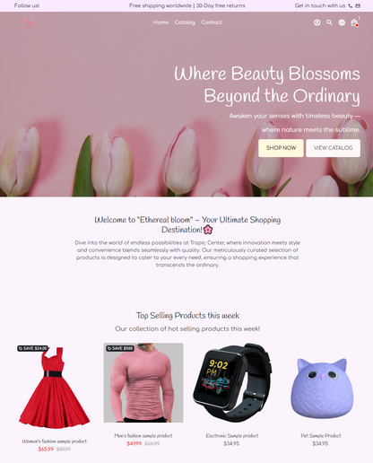 "Ethereal Bloom🌸" - Tienda General