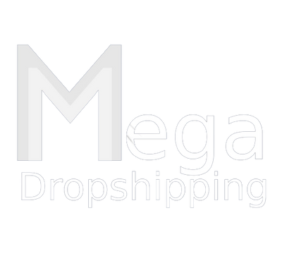 Mega Dropshipping Logo White