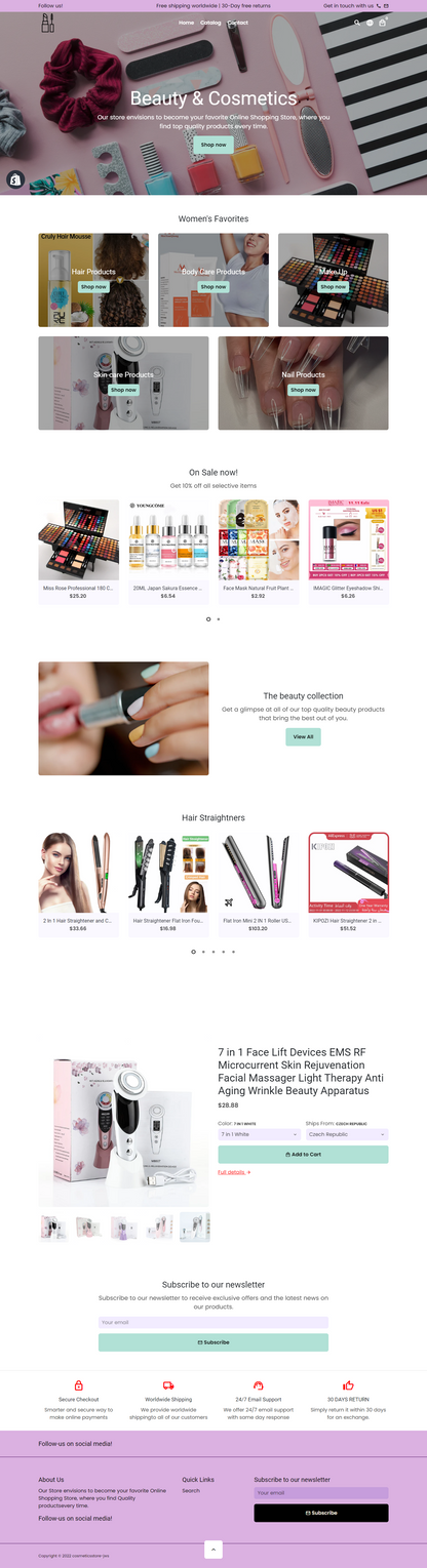 Tienda de Cosméticos y Belleza
