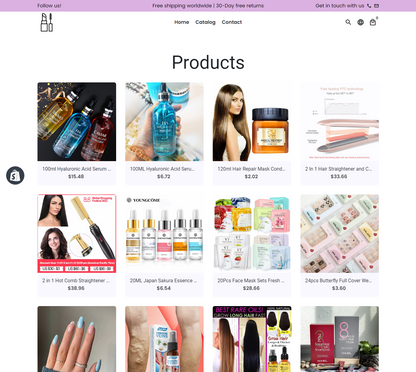 Tienda de Cosméticos y Belleza