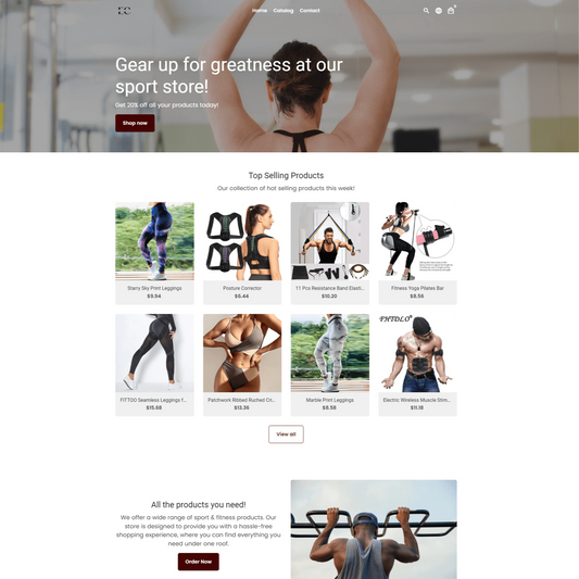 Tienda de Ropa Deportiva